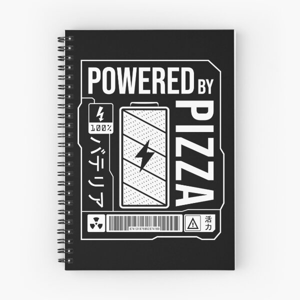 Item preview, Powered by Pizza - White Label designed and sold by forgottenfuture.