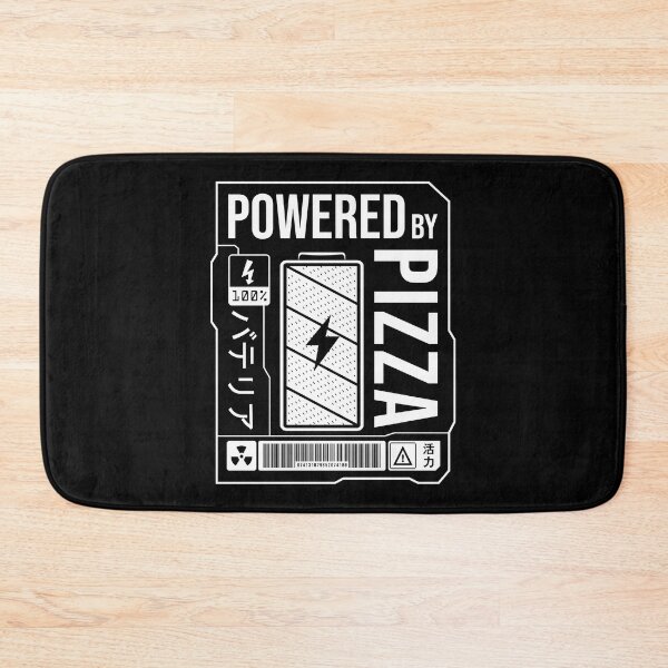 Item preview, Powered by Pizza - White Label designed and sold by forgottenfuture.
