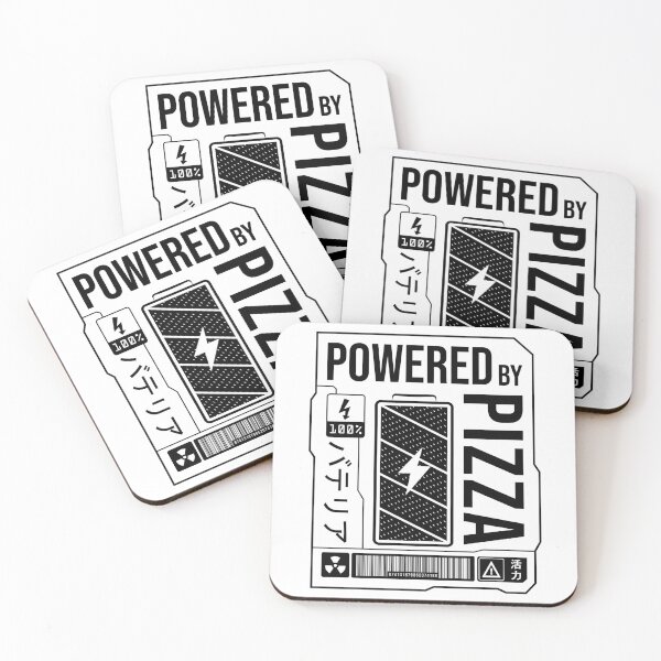 Item preview,  Powered by Pizza - Black Label designed and sold by forgottenfuture.