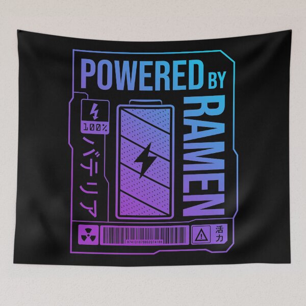 Item preview, Powered by Ramen - Neon Label designed and sold by forgottenfuture.