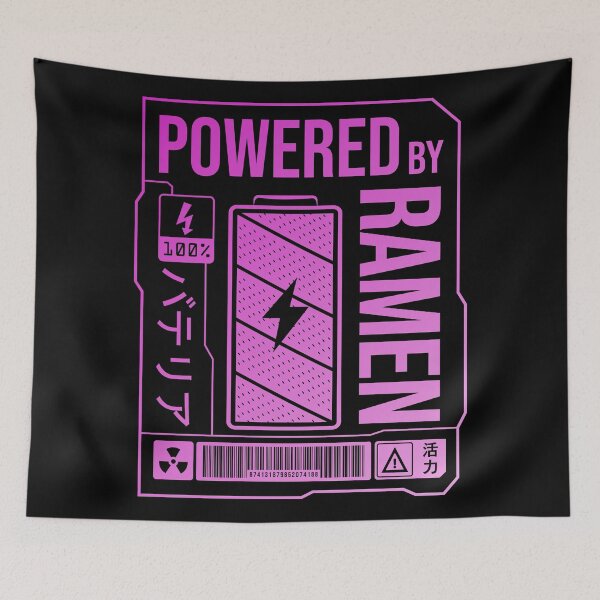 Item preview, Powered by Ramen - Pink Label designed and sold by forgottenfuture.