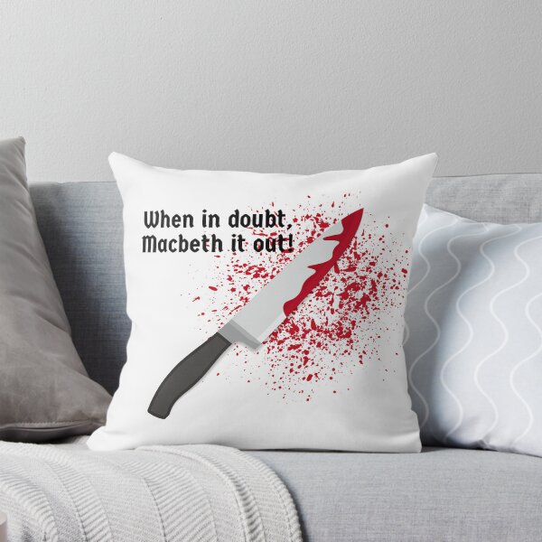Aperçu de l'œuvre Citation drôle de couteau de Macbeth créée et vendue par Shakespeare1616.