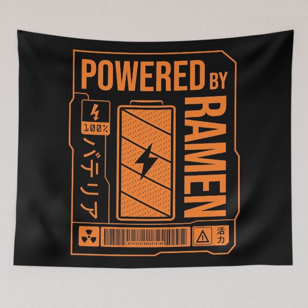 Item preview, Powered by Ramen - Orange Label designed and sold by forgottenfuture.
