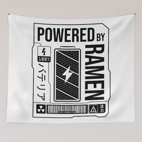 Item preview, Powered by Ramen - Black Label designed and sold by forgottenfuture.