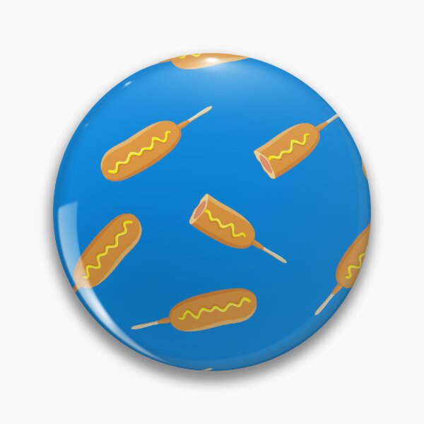Item preview, Corn Dogs on Blue designed and sold by littlearrow.