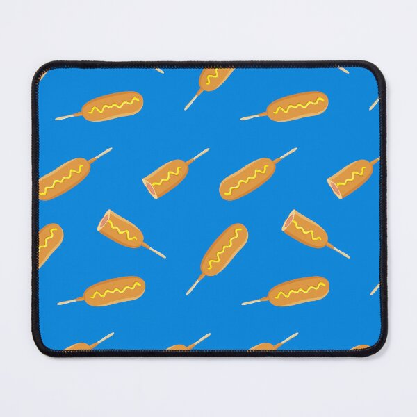Item preview, Corn Dogs on Blue designed and sold by littlearrow.