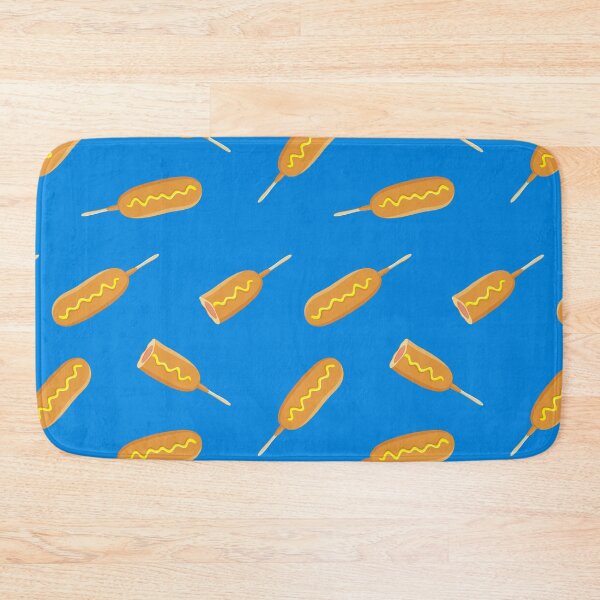 Item preview, Corn Dogs on Blue designed and sold by littlearrow.