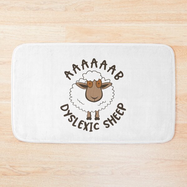 Item preview, Dyslexic Sheep Funny  designed and sold by Dolphin Graphic.