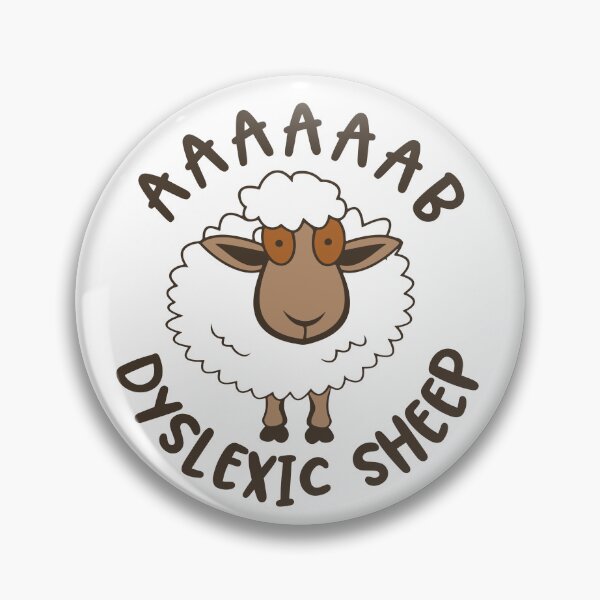 Item preview, Dyslexic Sheep Funny  designed and sold by Dolphin Graphic.
