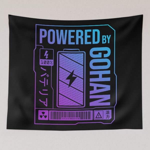 Item preview, Powered by Gohan - Neon Label designed and sold by forgottenfuture.