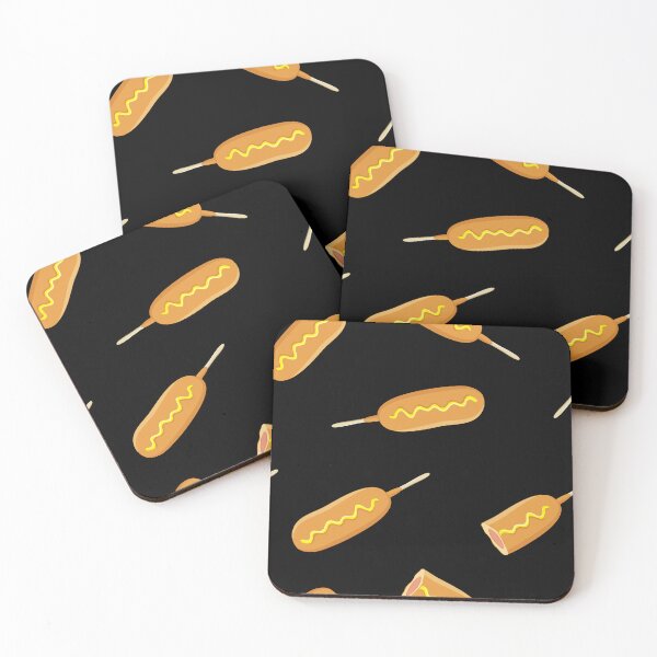 Item preview, Corn Dogs on Black designed and sold by littlearrow.