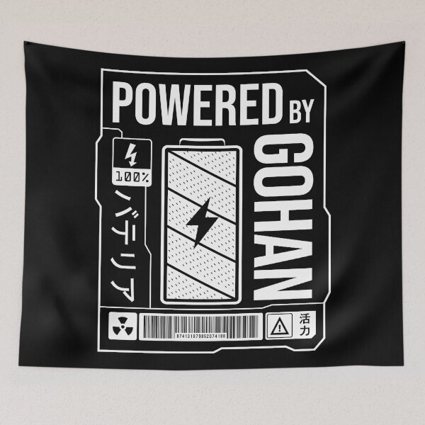 Item preview,  Powered by Gohan - White Label designed and sold by forgottenfuture.