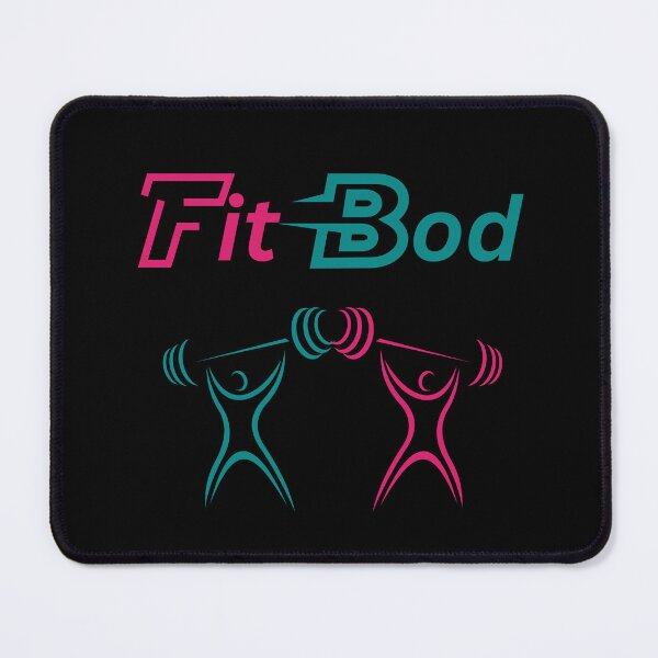 Item preview, Fit Bod-Black Background designed and sold by Trendi61.