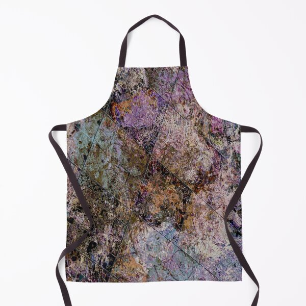 Item preview, Blue and Mauve Tiled Abstract Rough Pattern Art designed and sold by Trevor Hirst.