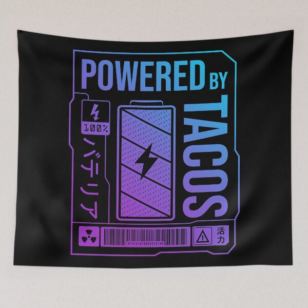 Item preview, Powered by Tacos - Neon Label designed and sold by forgottenfuture.
