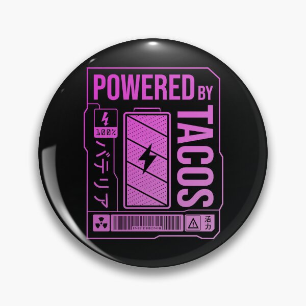 Item preview, Powered by Tacos - Pink Label designed and sold by forgottenfuture.