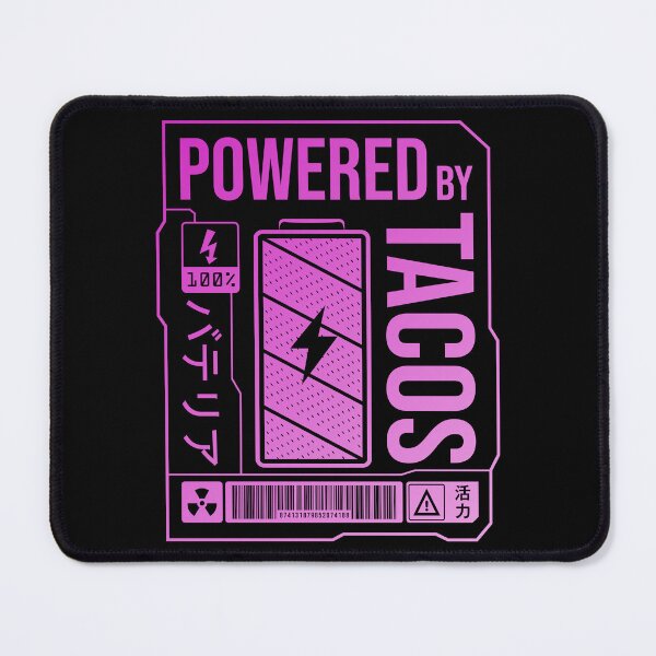 Item preview, Powered by Tacos - Pink Label designed and sold by forgottenfuture.