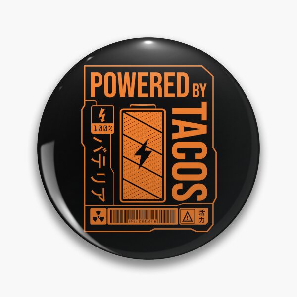 Item preview, Powered by Tacos - Orange Label designed and sold by forgottenfuture.