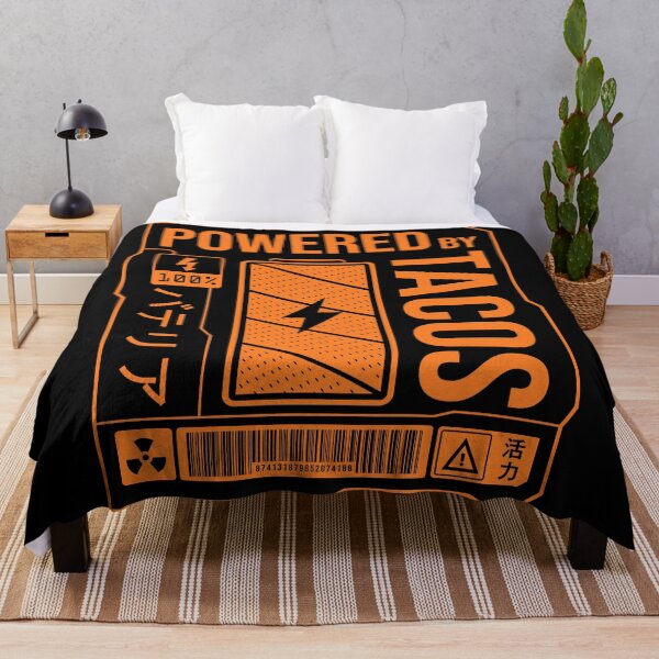 Item preview, Powered by Tacos - Orange Label designed and sold by forgottenfuture.