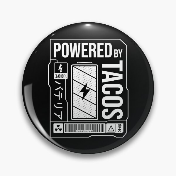 Item preview, Powered by Tacos - White Label designed and sold by forgottenfuture.