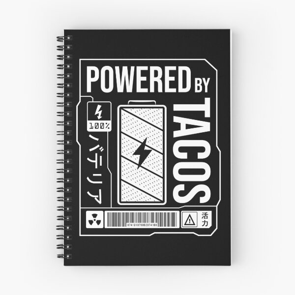 Item preview, Powered by Tacos - White Label designed and sold by forgottenfuture.