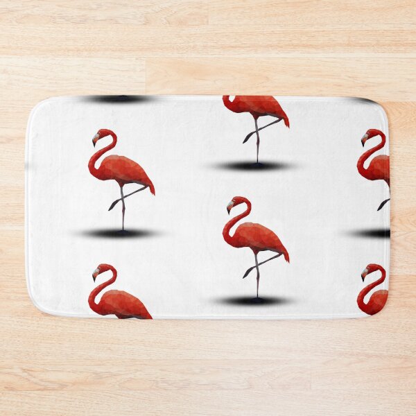 Item preview, Low Poly Flamingo Art - Geometric Bird Design designed and sold by OrangePoly.