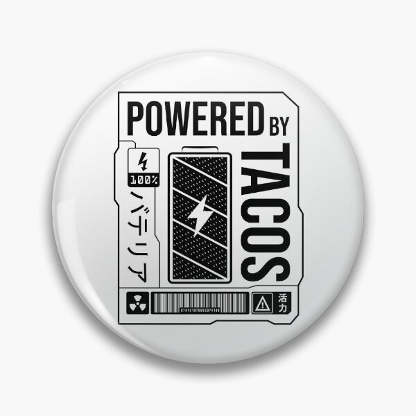 Item preview, Powered by Tacos - Black Label designed and sold by forgottenfuture.