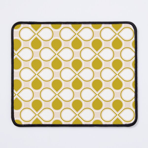 Artikelvorschau, Cute lime green, beige and white retro pattern entworfen und verkauft von gamboling.