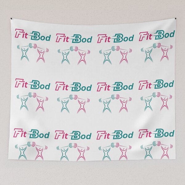 Item preview, Fit Bod-White Background  designed and sold by Trendi61.