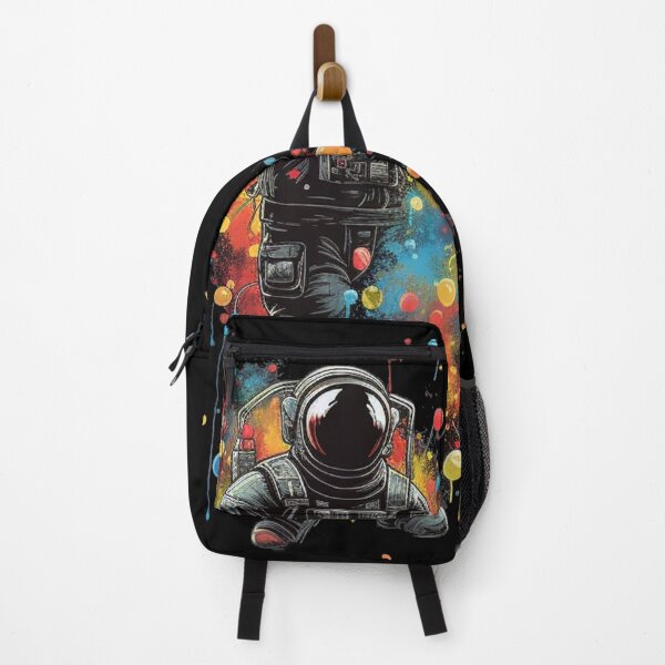 Item preview, Colorful Subspace Bubbles Surround Astronaut in Space Suit designed and sold by ATEGO.