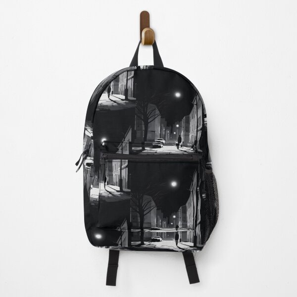 Item preview, Midnight Stroll: Cityscape Urban Art Minimalism Street Photography Quiet Serene designed and sold by DigiNook.