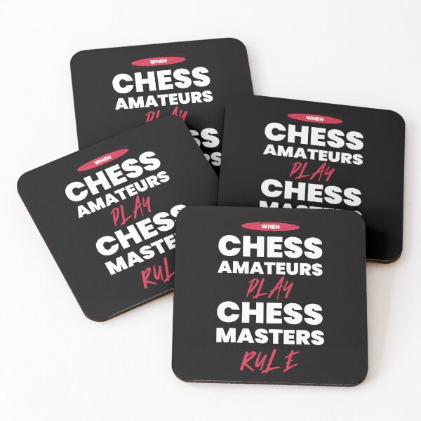 Item preview, When Chess Amateurs Play, Chess Masters Rule - Tournament designed and sold by Winter--Flowers.