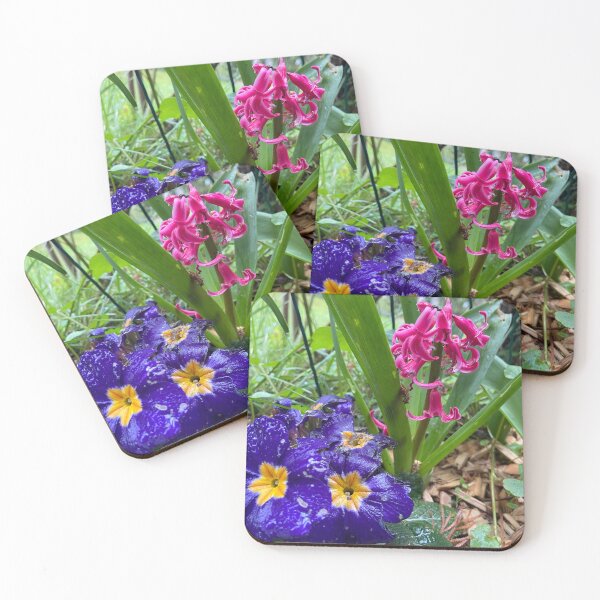 Item preview, spring flowers in the rain designed and sold by AlpacaSparkles.