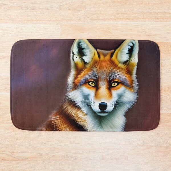 Item preview, White and Orange Fox portrait, impasto, Ai Generated Art  designed and sold by ACC .