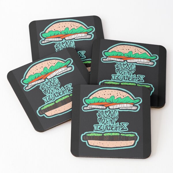Item preview, We love to etat burgers designed and sold by RokArtS.