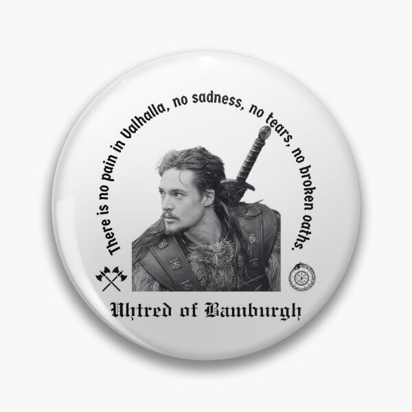 Item preview, Uhtred of Bamburgh Black and White Artwork designed and sold by ecdato.