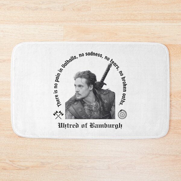 Item preview, Uhtred of Bamburgh Black and White Artwork designed and sold by ecdato.