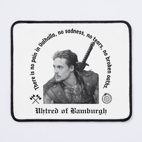 Item preview, Uhtred of Bamburgh Black and White Artwork designed and sold by ecdato.
