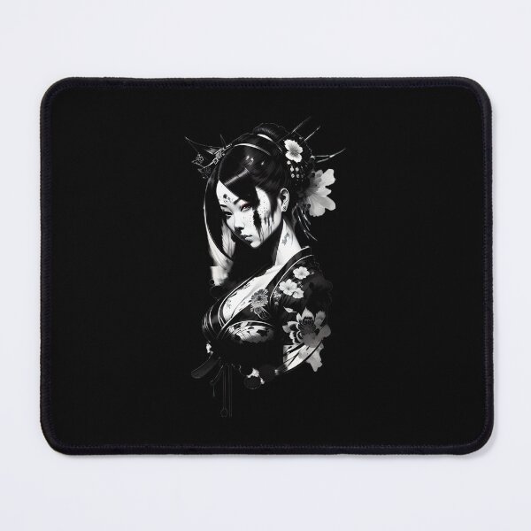 Item preview, Black and White Geisha Tattoo designed and sold by Smitherland17.