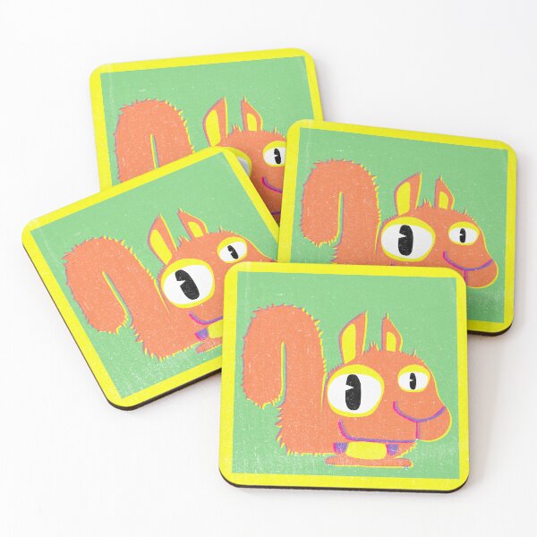 Item preview, Colourful squirrel designed and sold by ZRS-ART.