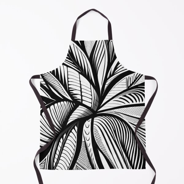 Item preview, Leaf pattern. Black and white floral art. 1 designed and sold by altohero.