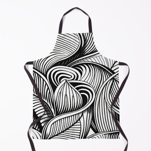 Item preview, Leaf pattern. flower art. 3 in black and white, designed and sold by altohero.
