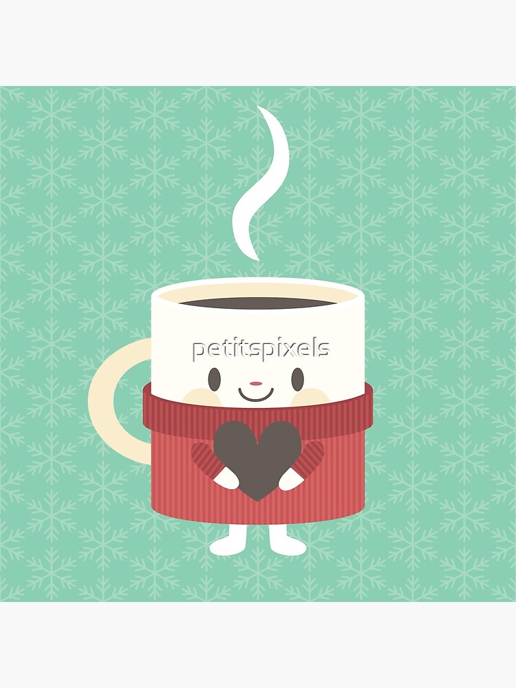 Cute hot cocoa mug by petitspixels