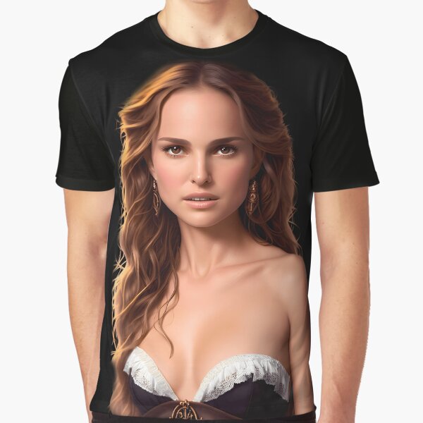 Item preview, Enchanting Bar Maiden - Natalie Portman Fan Art designed and sold by A.I. Does  Art.