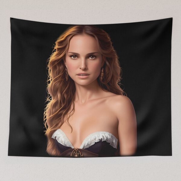 Artikelvorschau, Bezauberndes Barmädchen - Natalie Portman Fan Art entworfen und verkauft von A.I. Does  Art.