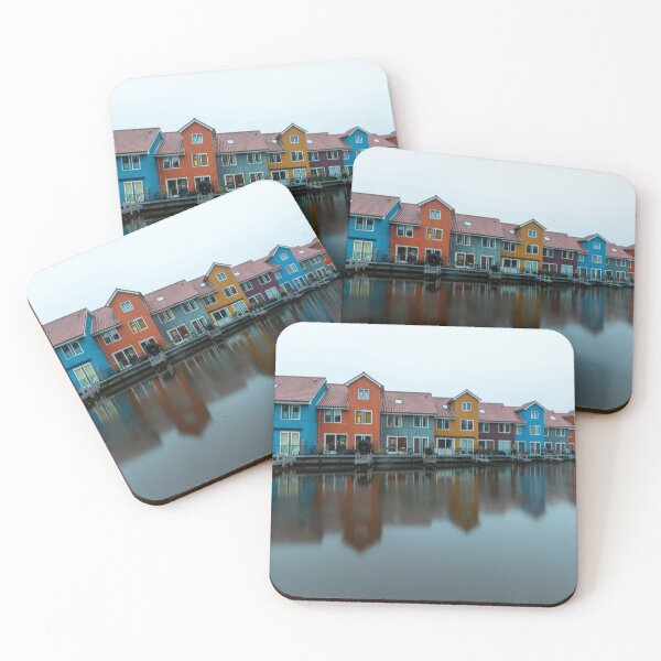 Item preview, Groningen  colorful houses designed and sold by pietrofoto.