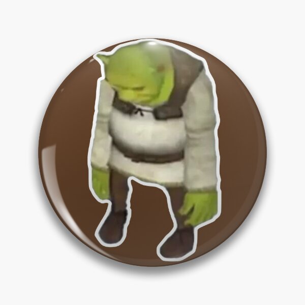 Sad Shrek Pin for Sale by neelfs