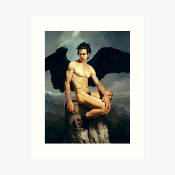 Lucifer by Roberto Ferri Art Print