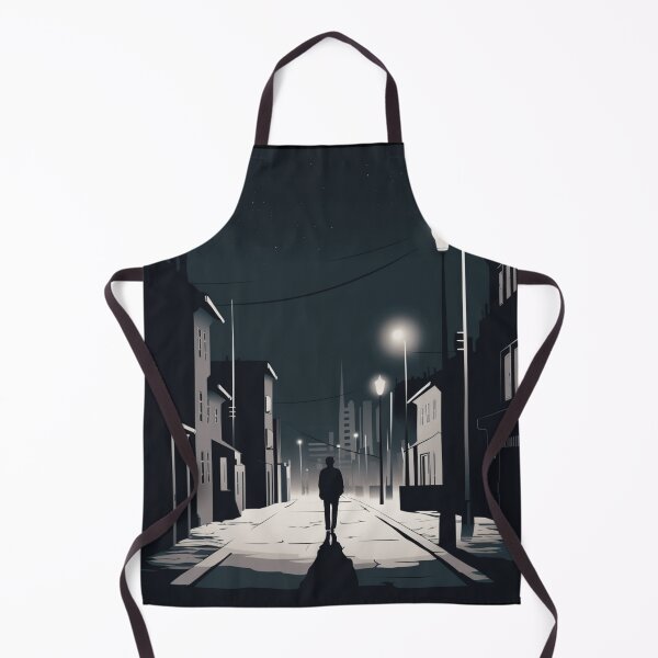 Item preview, Midnight Stroll: Cityscape Urban Art Minimalism Street Photography Quiet Serene  designed and sold by DigiNook.