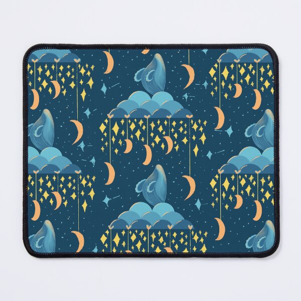 Item preview, Good night dolphin moon star and sea designed and sold by Daizydrawshop.